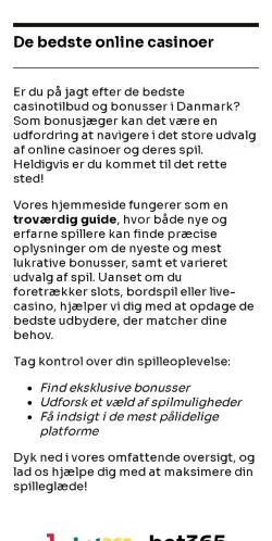Anteprima del sito casinoverden.dk, media di Danimarca per articoli sponsorizzati