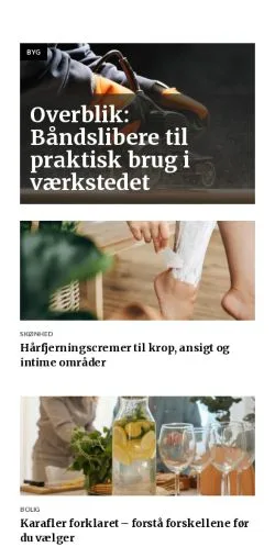Forhåndsvisning af ditroedovre.dk, medie fra Danmark til sponsorerede artikler