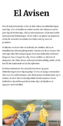 Anteprima del sito elavisen.dk, media di Danimarca per articoli sponsorizzati