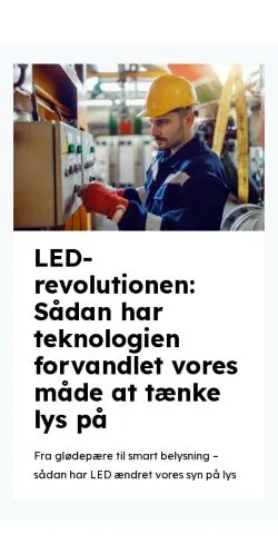 Voorbeeld van de site elbladet.dk, medium uit Denemarken voor gesponsorde artikelen