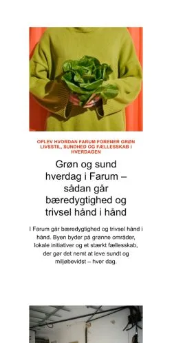 Anteprima del sito farumavisen.dk, media di Danimarca per articoli sponsorizzati