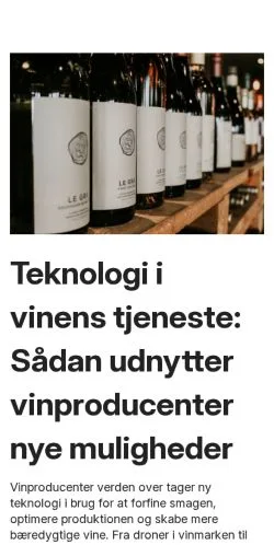 Forhåndsvisning af findvin.dk, medie fra Danmark til sponsorerede artikler