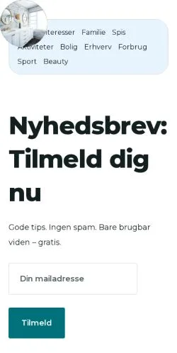 Podgląd witryny frederiksbergonline.dk, medium z kraju Dania do artykułów sponsorowanych