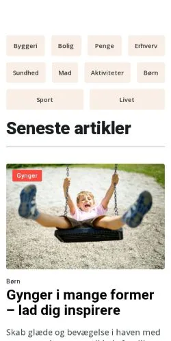Anteprima del sito frederiksbergpuls.dk, media di Danimarca per articoli sponsorizzati