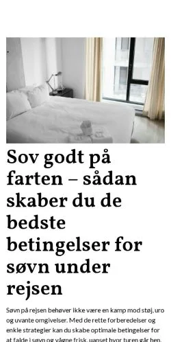 Podgląd witryny godehoteller.dk, medium z kraju Dania do artykułów sponsorowanych