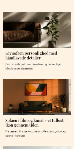 スポンサード記事向けのデンマークメディア、godsofa.dkのサイトプレビュー