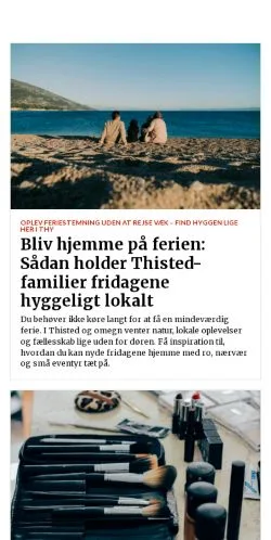 スポンサード記事向けのデンマークメディア、helethisted.dkのサイトプレビュー