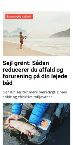 Anteprima del sito jeresbaad.dk, media di Danimarca per articoli sponsorizzati
