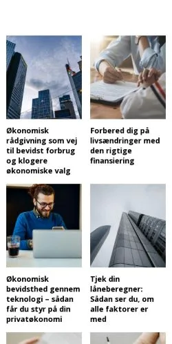 Podgląd witryny jereskredit.dk, medium z kraju Dania do artykułów sponsorowanych