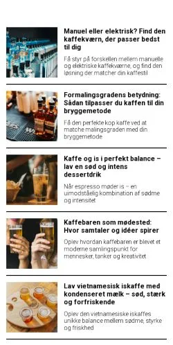 Vorschau der Website kaffefan.dk, Medium aus Dänemark für gesponserte Artikel