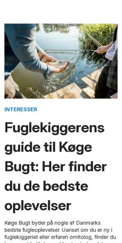 Anteprima del sito koege24.dk, media di Danimarca per articoli sponsorizzati
