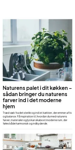 Anteprima del sito koekkensiden.dk, media di Danimarca per articoli sponsorizzati