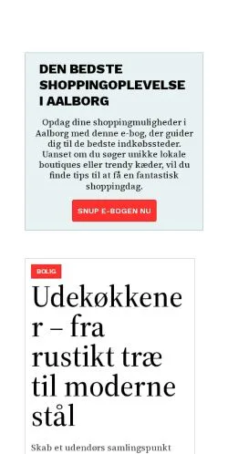 Podgląd witryny magasinetaalborg.dk, medium z kraju Dania do artykułów sponsorowanych