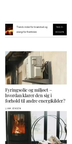 Forhåndsvisning af merevarme.dk, medie fra Danmark til sponsorerede artikler