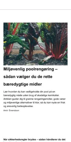 Preview of the mithjemmespa.dk website, a media outlet in Denmark for sponsored articles