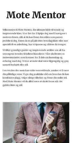 Podgląd witryny motementor.com, medium z kraju Norwegia do artykułów sponsorowanych