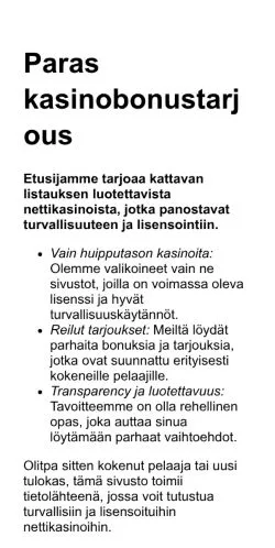 Anteprima del sito panostanyt.fi, media di Finlandia per articoli sponsorizzati