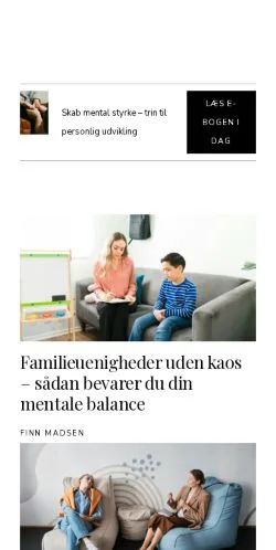 Anteprima del sito psykologbladet.dk, media di Danimarca per articoli sponsorizzati