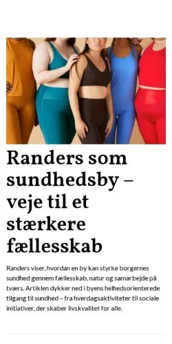Anteprima del sito randersliv.dk, media di Danimarca per articoli sponsorizzati