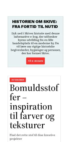 Podgląd witryny skivenet.dk, medium z kraju Dania do artykułów sponsorowanych