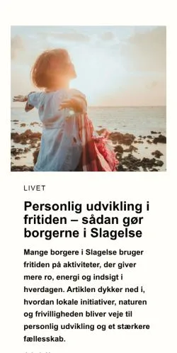 Sponsorlu makaleler için Danimarka medyası slagelsepuls.dk sitesinin önizlemesi