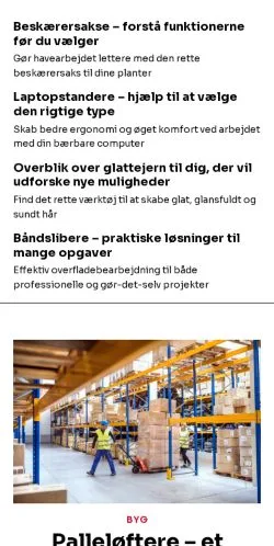 Förhandsvisning av webbplatsen soenderborginfo.dk, medium i Danmark för sponsrade artiklar