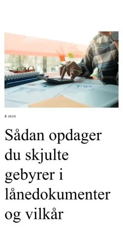 Anteprima del sito superkredit.dk, media di Danimarca per articoli sponsorizzati