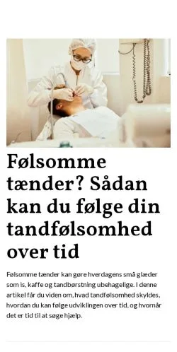 Anteprima del sito tandavisen.dk, media di Danimarca per articoli sponsorizzati