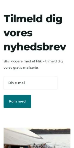 Anteprima del sito vandhjem.dk, media di Danimarca per articoli sponsorizzati