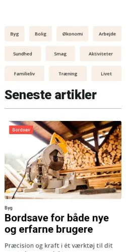 Anteprima del sito vejenpuls.dk, media di Danimarca per articoli sponsorizzati