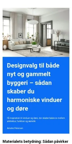 Podgląd witryny vinduetsverden.dk, medium z kraju Dania do artykułów sponsorowanych