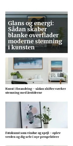 Podgląd witryny visuelthjem.dk, medium z kraju Dania do artykułów sponsorowanych