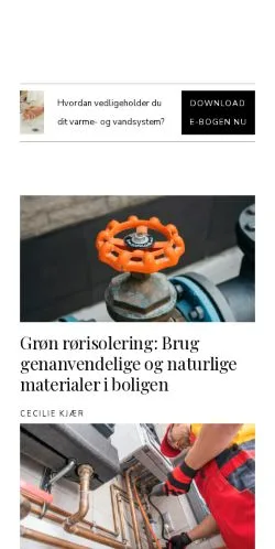 Forhåndsvisning av nettstedet vvsnu.dk, medium fra Danmark for sponsede artikler