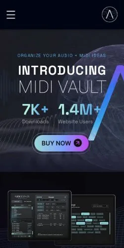 Forhåndsvisning af AudioCipher MIDI Vault, medie fra USA til sponsorerede artikler