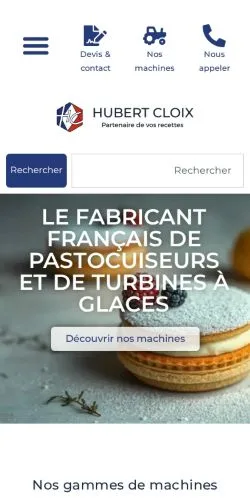 Sponsorlu makaleler için Fransa medyası Hubert Cloix sitesinin önizlemesi