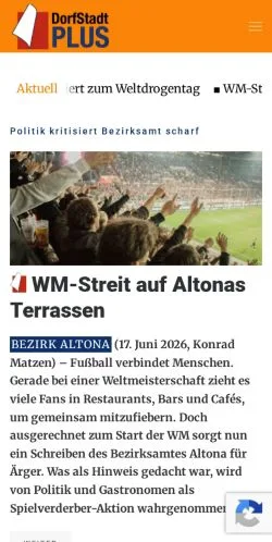 Anteprima del sito Dorfstadt, media di Germania per articoli sponsorizzati