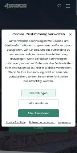Anteprima del sito Rheinland Pfalz Urlaub, media di Germania per articoli sponsorizzati