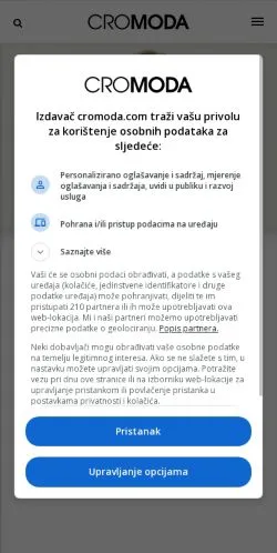 Forhåndsvisning af CroModa, medie fra Kroatien til sponsorerede artikler