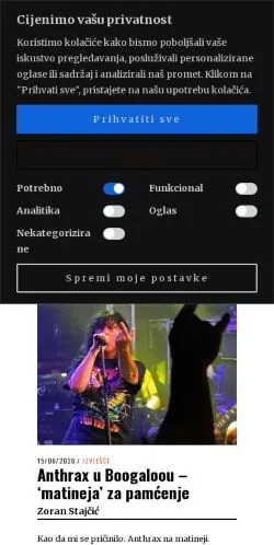 Podgląd witryny Ravnododna, medium z kraju Chorwacja do artykułów sponsorowanych
