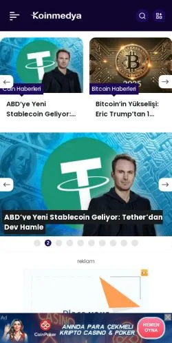 Podgląd witryny KoinMedya, medium z kraju Turcja do artykułów sponsorowanych
