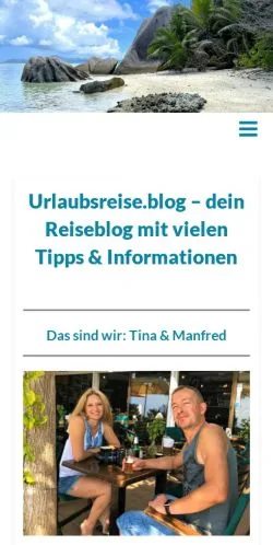 Anteprima del sito Urlaubsreise Blog, media di Germania per articoli sponsorizzati