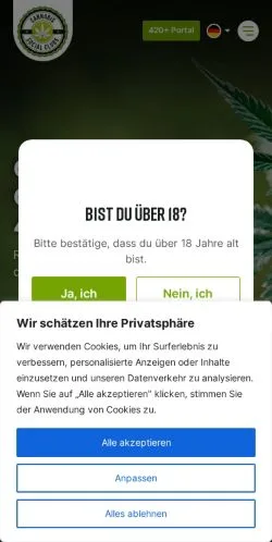 Anteprima del sito 420+, media di Germania per articoli sponsorizzati