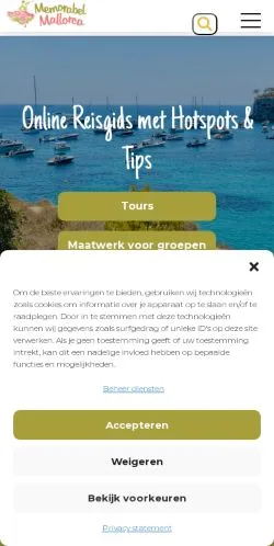 Anteprima del sito Memorabel Mallorca, media di Paesi Bassi per articoli sponsorizzati
