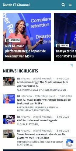 Anteprima del sito Dutch IT Channel
							-
				Homepage, media di Paesi Bassi per articoli sponsorizzati