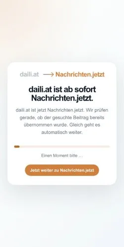 スポンサード記事向けのオーストリアメディア、daili.at ist jetzt Nachrichten.jetztのサイトプレビュー