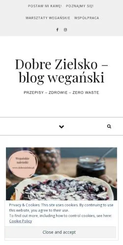 Anteprima del sito Dobre Zielsko, media di Polonia per articoli sponsorizzati