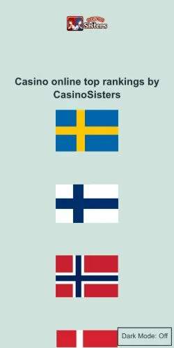 Podgląd witryny Casino Sisters, medium z kraju Stany Zjednoczone do artykułów sponsorowanych