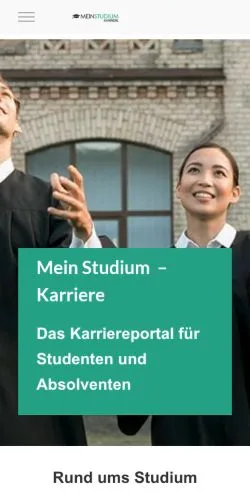 Anteprima del sito Mein-Studium-Karriere, media di Svizzera per articoli sponsorizzati