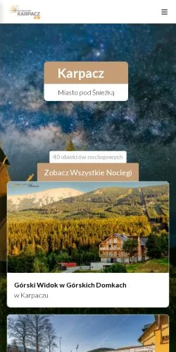 Podgląd witryny Karpacz, medium z kraju Polska do artykułów sponsorowanych