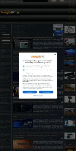 Voorbeeld van de site Twoje PC, medium uit Polen voor gesponsorde artikelen